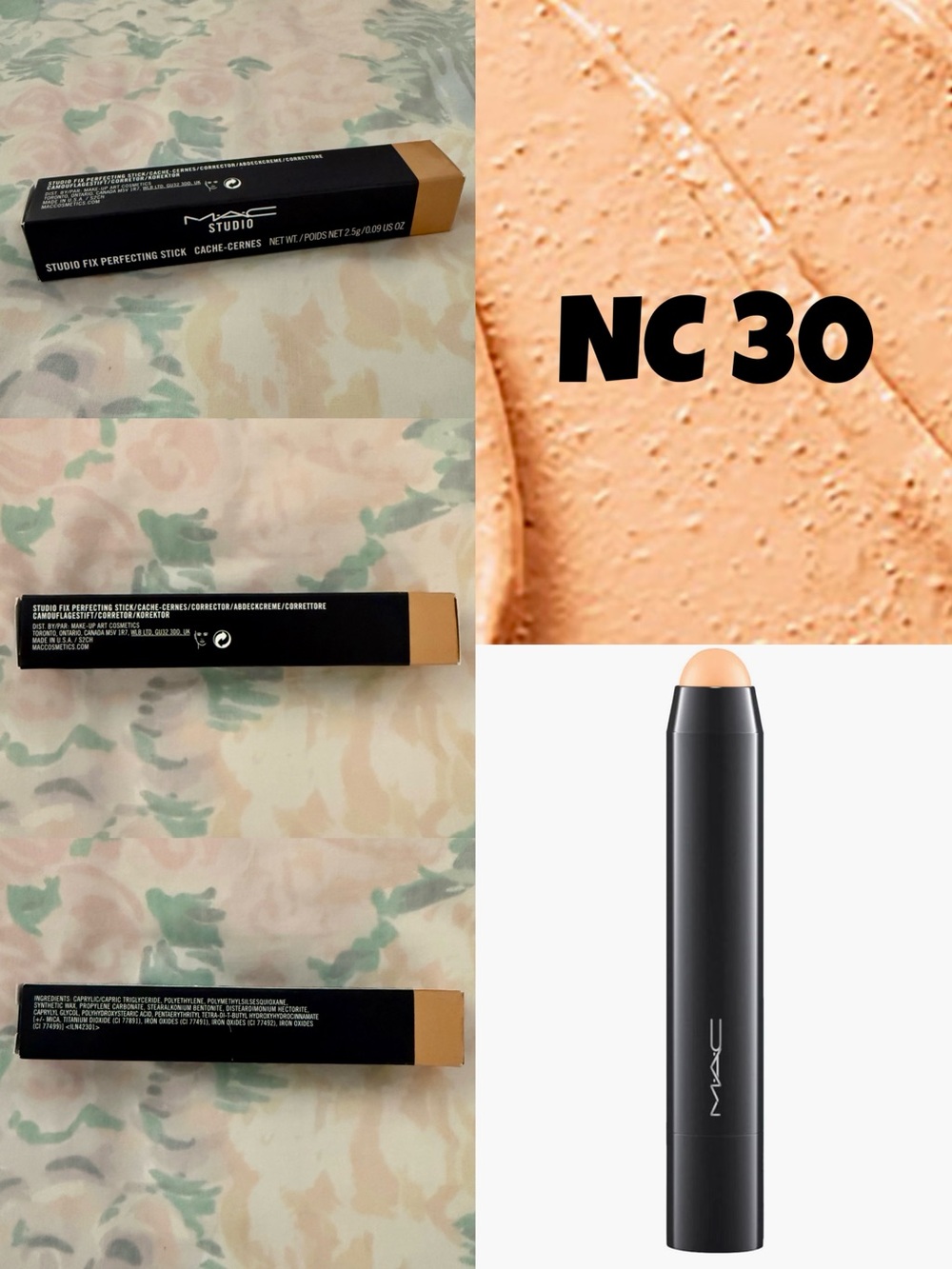 (DISCONTINUED) MAC Cosmetics Studio Fix Perfecting Stick - 0.09 oz, NC 30